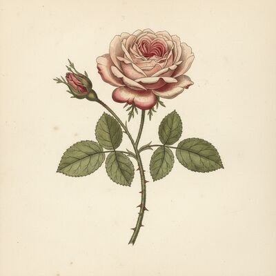 Rose botanical
